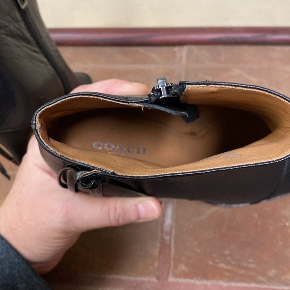 Coach Lolita Stiletto Open Toe Bootie size 7.5 - Picture 8 of 11